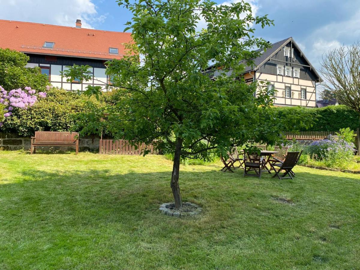Appartamento Urlaubsfreude Biedermann Haus Gluecksstein - Mondstein Bad Schandau Esterno foto